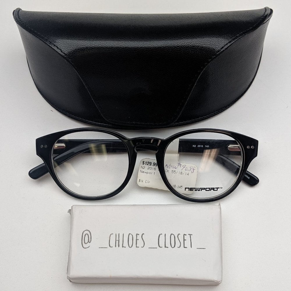 🕶️NEWPORT N2 2016 Unisex Eyeglasses with Case /EUB351🕶️